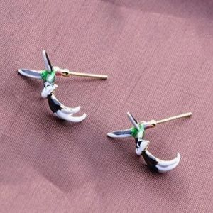 Humming bird earrings